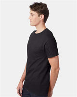 Hanes Men's Authentic 100%  Cotton T-Shirt with Pocket-5