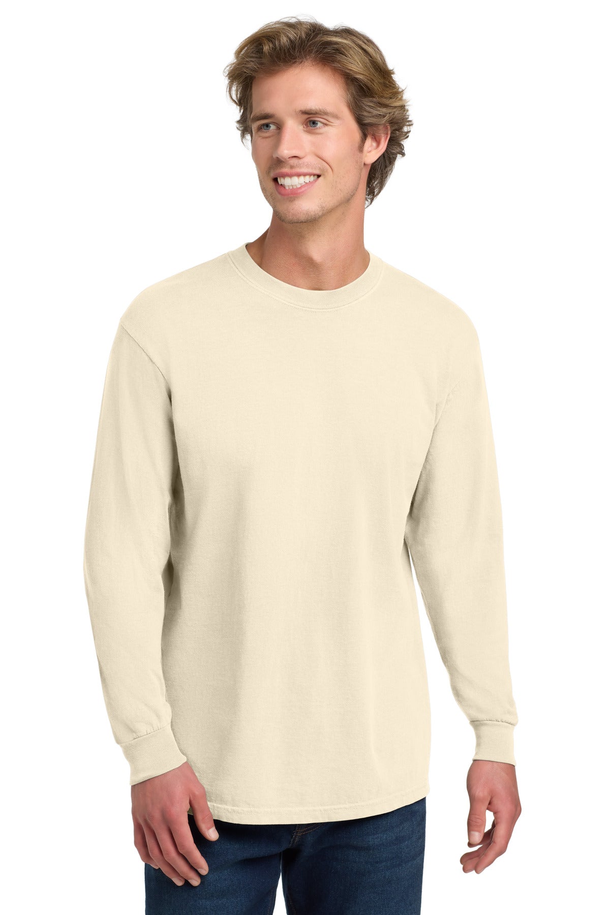 Comfort Colors Men's    Heavyweight Ring Spun Long Sleeve Tee