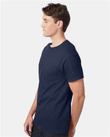 Hanes Men's Authentic 100%  Cotton T-Shirt with Pocket-5