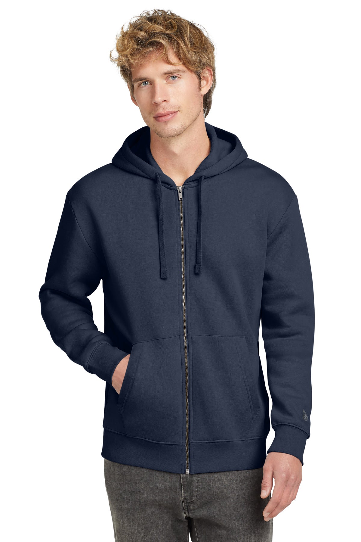 New Era Men's   Heritage Fleece Full-Zip Hoodie NEA526