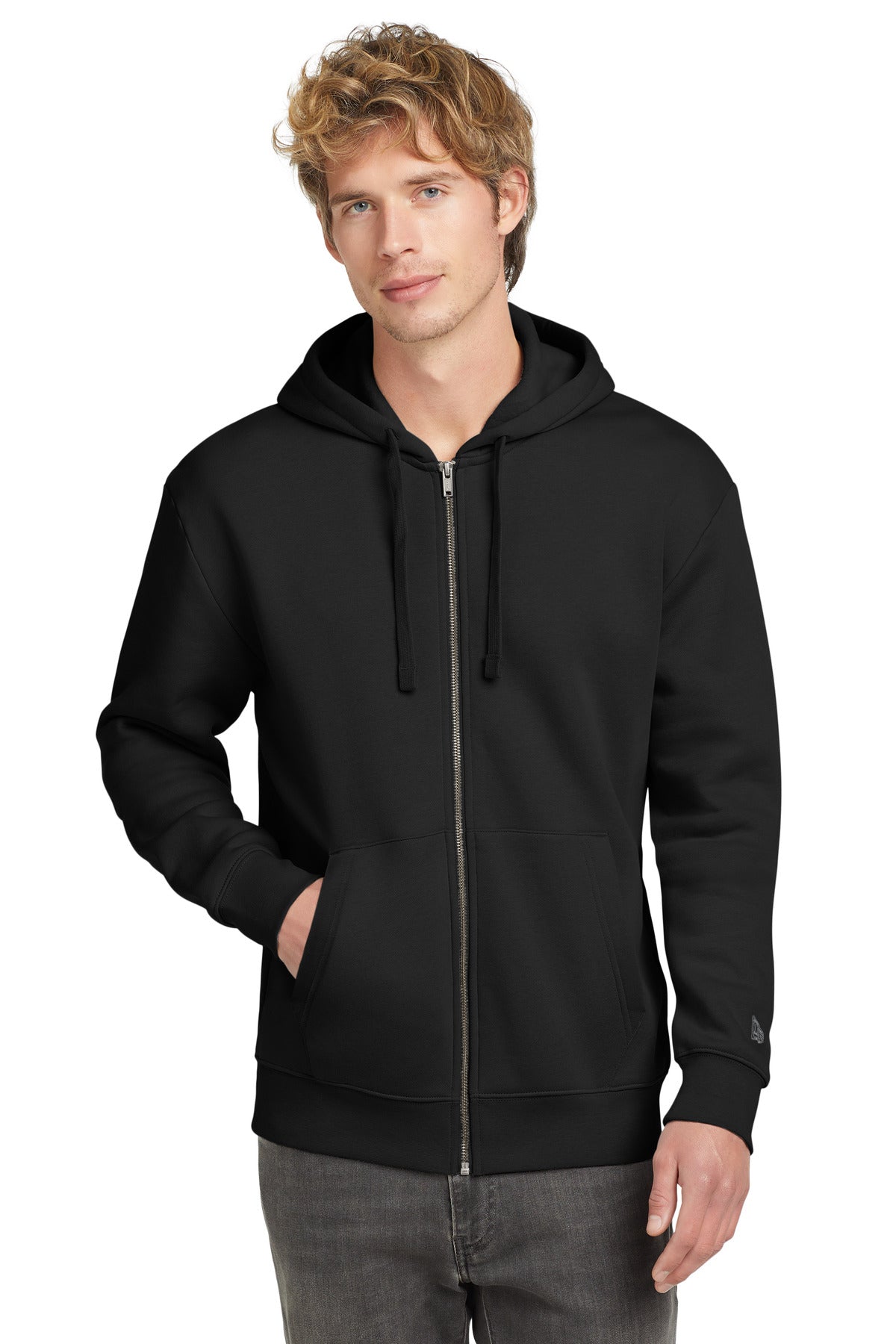 New Era Men's   Heritage Fleece Full-Zip Hoodie NEA526