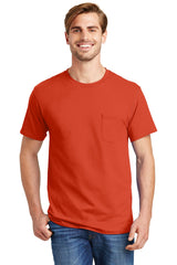 Hanes Men's Authentic 100%  Cotton T-Shirt with Pocket