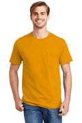 Hanes Men's Authentic 100%  Cotton T-Shirt with Pocket