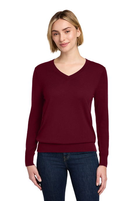 Brooks Brothers Women's   Washable Merino V-Neck Sweater BB18411
