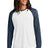 AllMade Men's   Tri-Blend Long Sleeve Colorblock Raglan AL6009