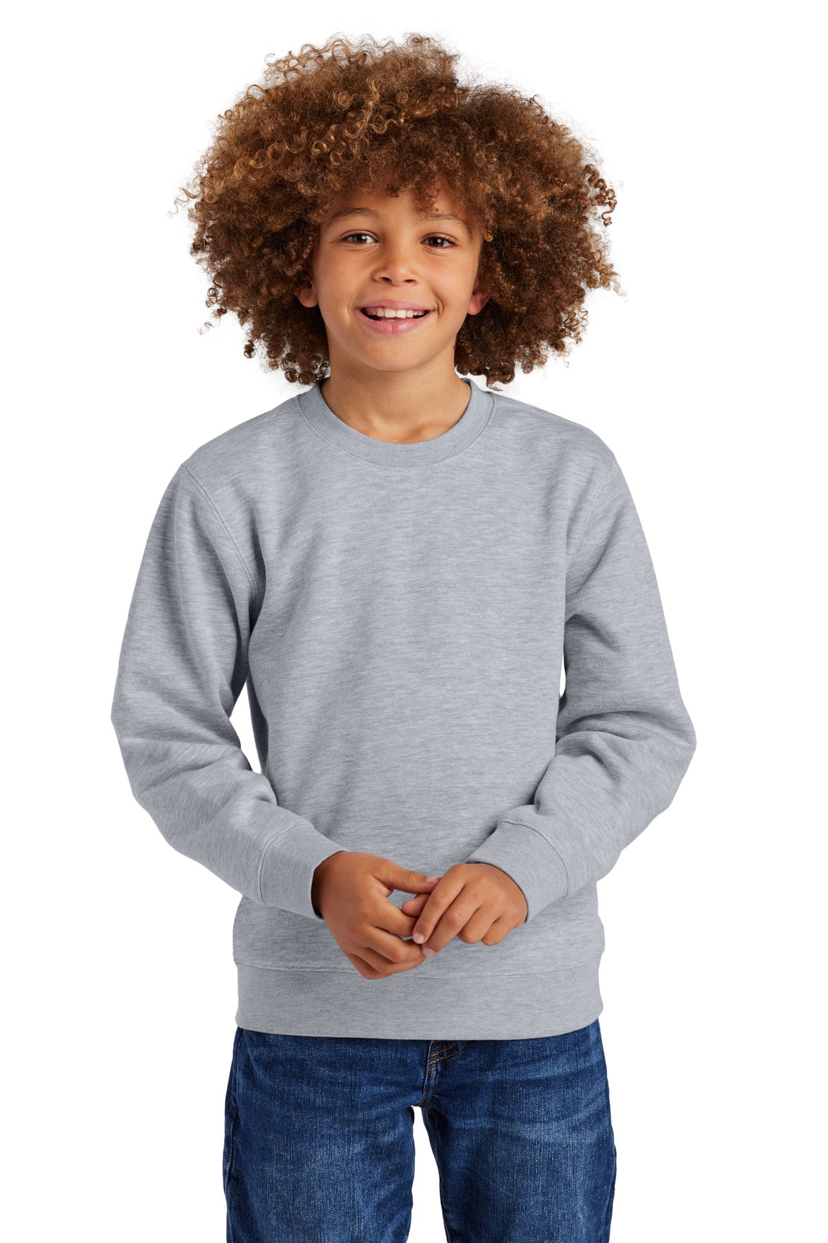 District Youth   V.I.T.   Fleece Crew DT6104Y