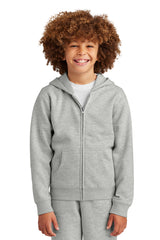 District Youth   V.I.T.   Fleece Full-Zip Hoodie DT6102Y