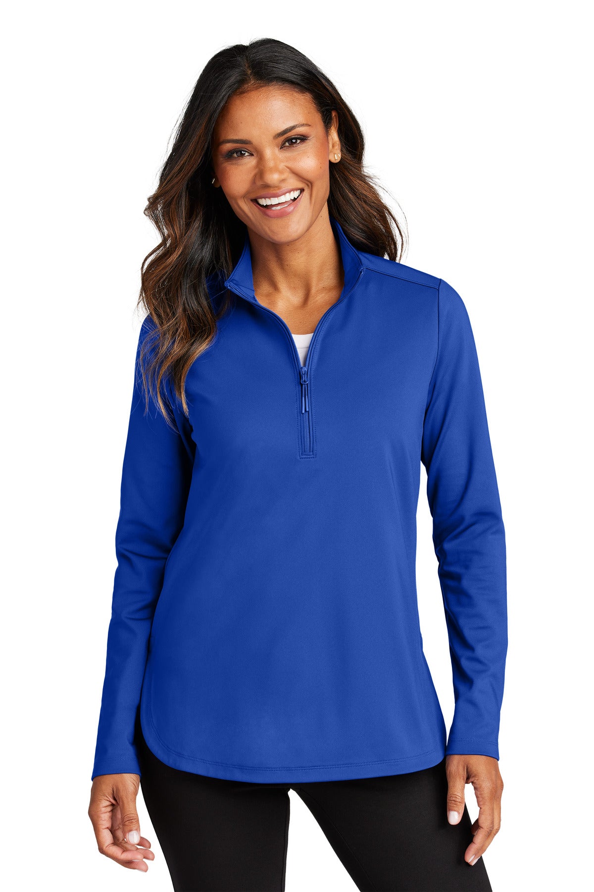 Port Authority Women's   C-FREE   Double Knit 1/4-Zip LK880