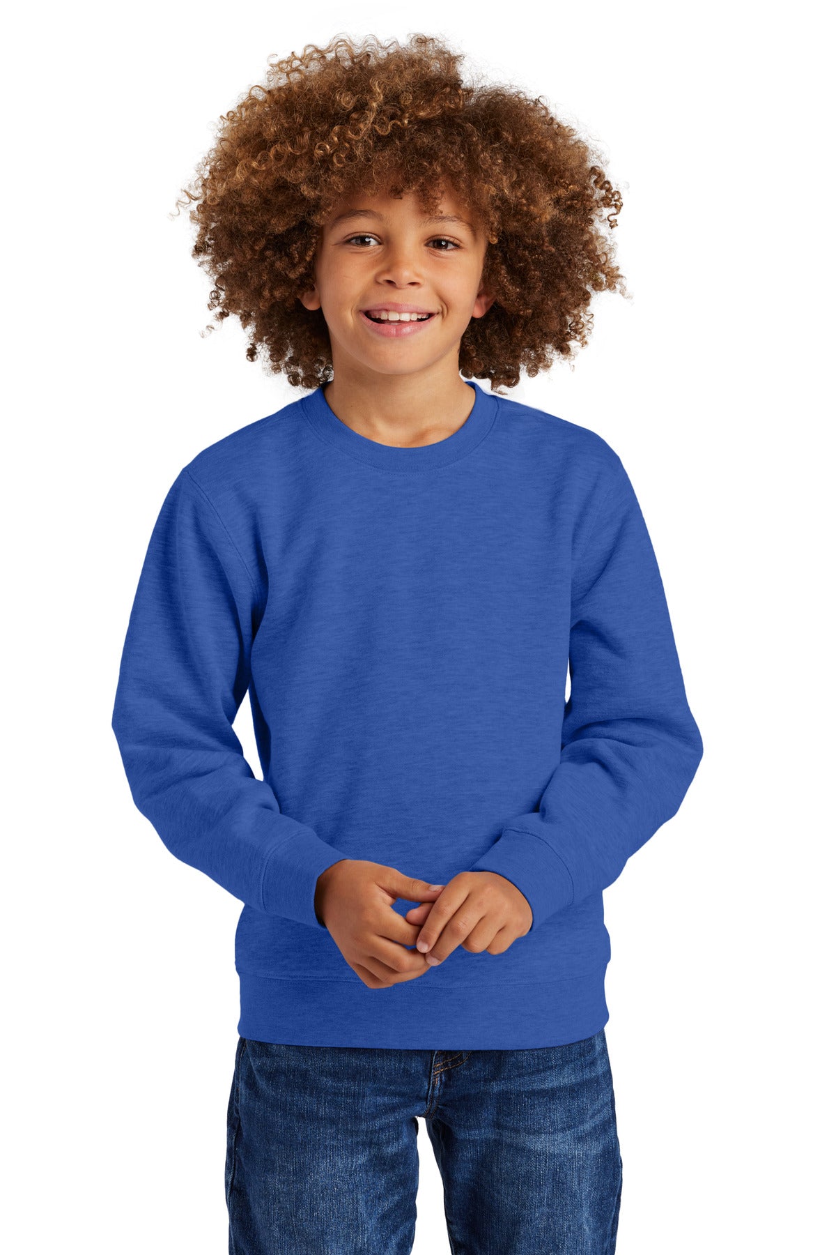 District Youth   V.I.T.   Fleece Crew DT6104Y
