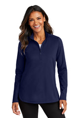 Port Authority Women's   C-FREE   Double Knit 1/4-Zip LK880