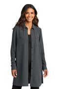 Port Authority Women's   Textured Crepe Long Tunic LW715