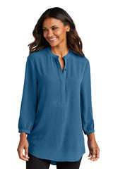 Port Authority Women's   3/4-Sleeve Textured Crepe Tunic LW713