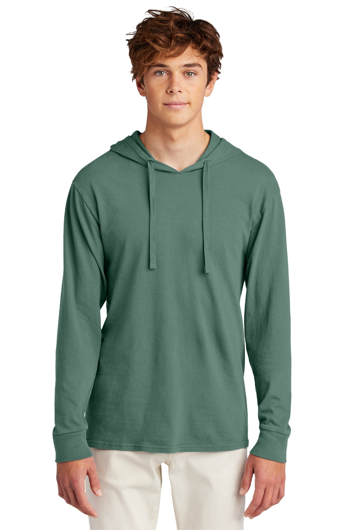 Port & Co Men's   Beach Wash   Garment-Dyed Pullover Hooded Tee PC099H