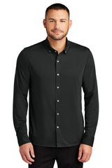 Mercer+Mettle Men's   Stretch Jersey Long Sleeve Shirt MM1018