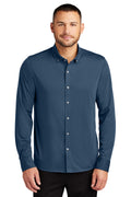 Mercer+Mettle Men's   Stretch Jersey Long Sleeve Shirt MM1018