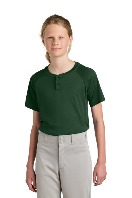 Sport-Tek Youth   PosiCharge   Competitor   2-Button Henley YST359