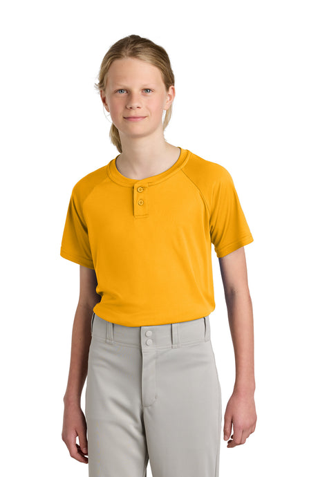 Sport-Tek Youth   PosiCharge   Competitor   2-Button Henley YST359