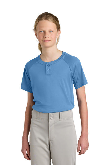 Sport-Tek Youth   PosiCharge   Competitor   2-Button Henley YST359
