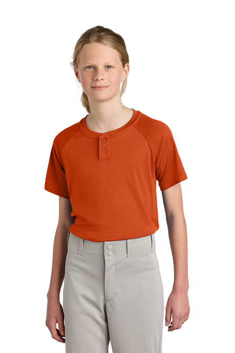 Sport-Tek Youth   PosiCharge   Competitor   2-Button Henley YST359