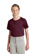 Sport-Tek Youth   PosiCharge   Competitor   2-Button Henley YST359