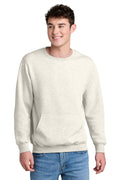 Port & Co Men's   Core Fleece Crewneck Pocket Sweatshirt PC78PKT