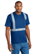 CornerStone Men's   Enhanced Visibility Segmented Tape Tee CS206
