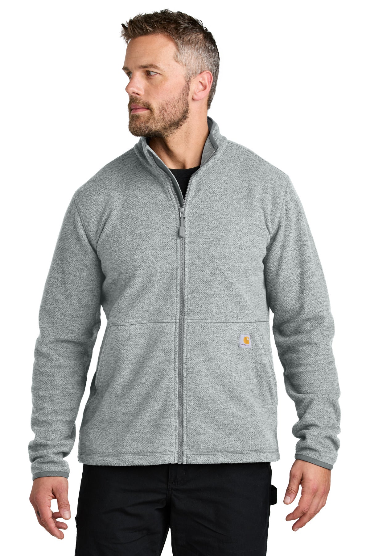 Carhartt Men's   Textured Full-Zip Fleece Jacket CT106416