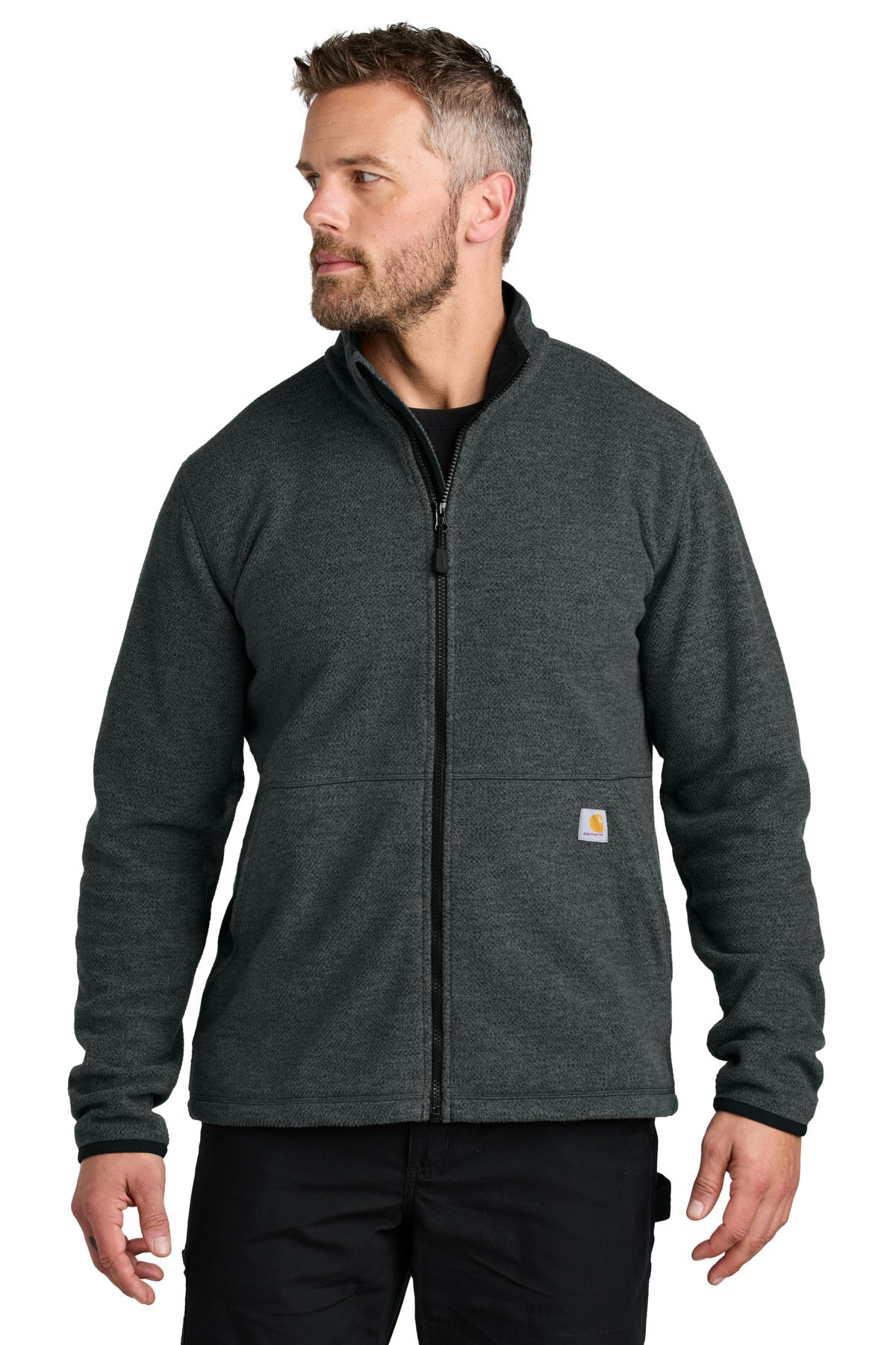 Carhartt Men's   Textured Full-Zip Fleece Jacket CT106416