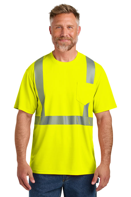 CornerStone Men's   ANSI 107 Class 2 Segmented Tape Tee CS204