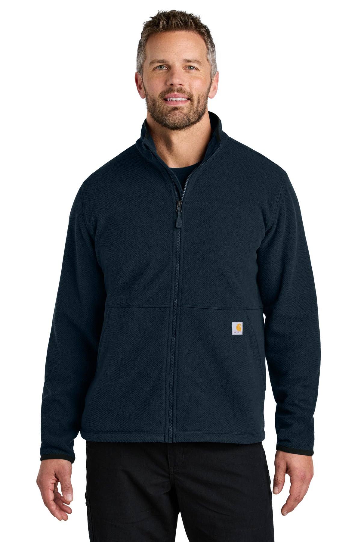 Carhartt Men's   Textured Full-Zip Fleece Jacket CT106416