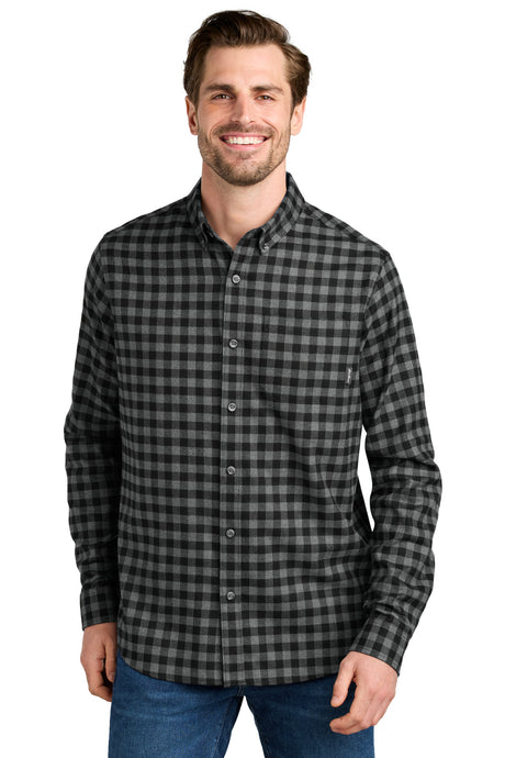 Eddie Bauer Men's   Long Sleeve Favorite Flannel Plaid Shirt EB610