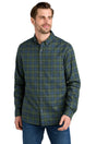 Eddie Bauer Men's   Long Sleeve Favorite Flannel Plaid Shirt EB610