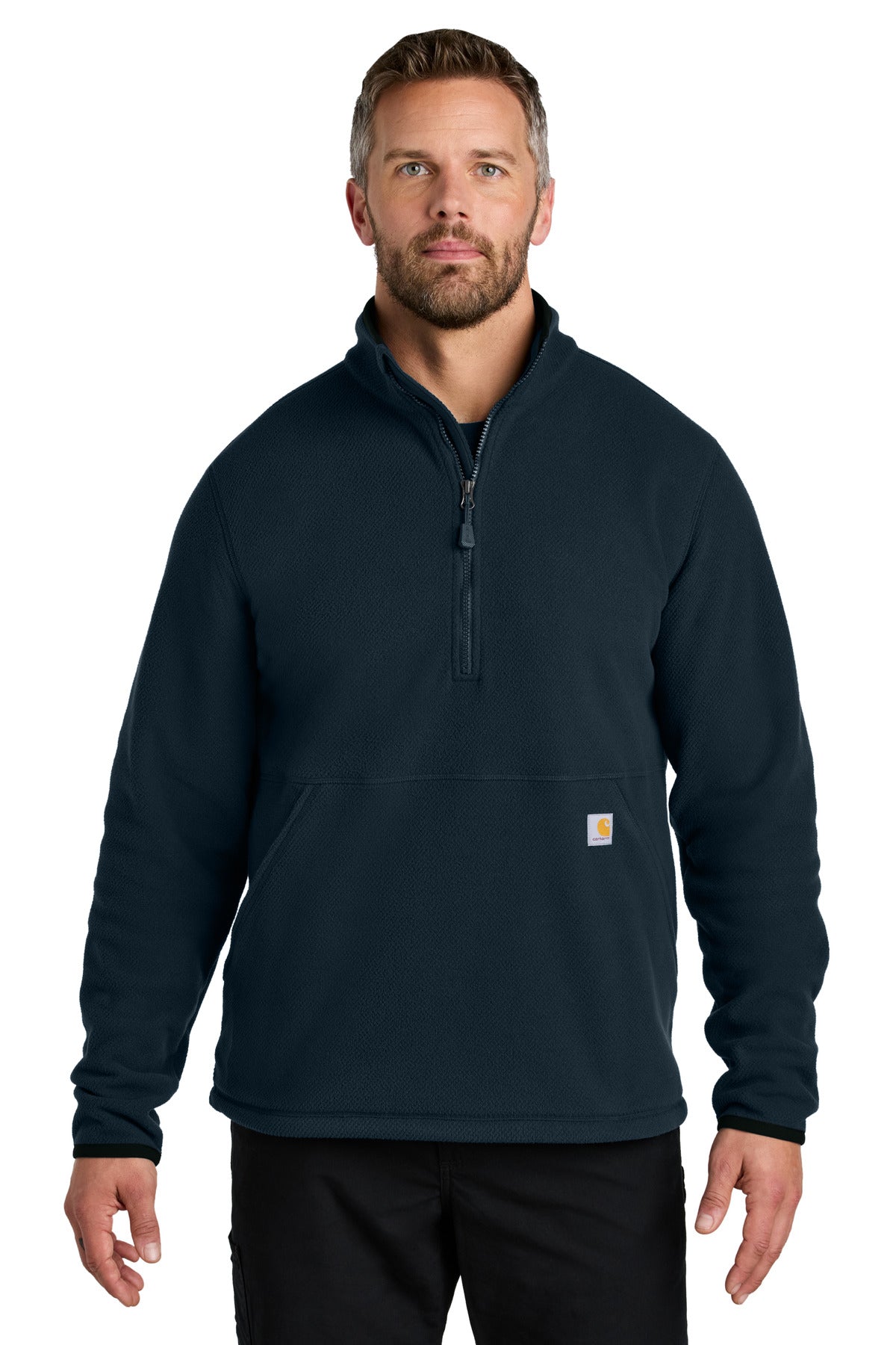 Carhartt Men's   Textured 1/2-Zip Fleece Jacket CT106417