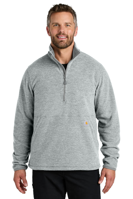 Carhartt Men's   Textured 1/2-Zip Fleece Jacket CT106417