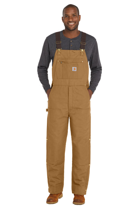 Carhartt Men's   Firm Duck Insulated Bib Overalls CT106672