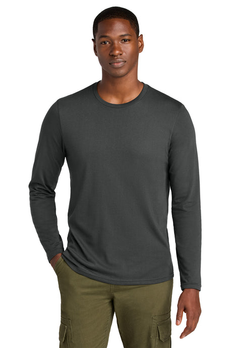 District Men's   Perfect Weight   CVC Long Sleeve Tee DT185