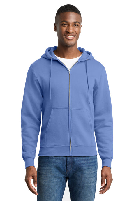 Port & Co Men's   Core Fleece Full-Zip Hooded Sweatshirt