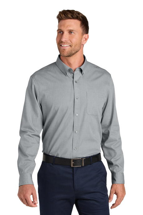 Port Authority Men's   Long Sleeve Nailhead Easy Care Shirt W816
