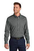 Port Authority Men's   Long Sleeve Nailhead Easy Care Shirt W816