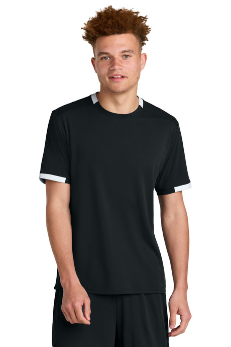 Sport-Tek Men's   Club Short Sleeve Crew ST440