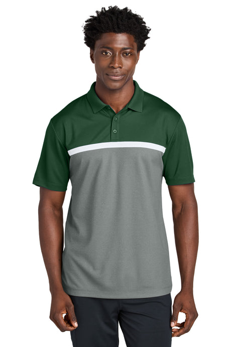Sport-Tek Men's   UV Micropique Colorblock Polo ST741