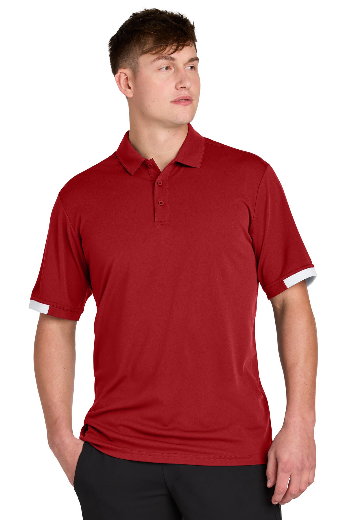 Sport-Tek Men's   Club Colorblock Polo ST444