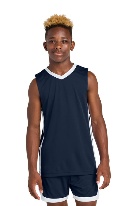 Sport-Tek Youth   Rival Basketball Rev Jersey YST900