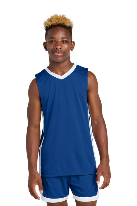 Sport-Tek Youth   Rival Basketball Rev Jersey YST900