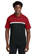 Sport-Tek Men's   UV Micropique Colorblock Polo ST741