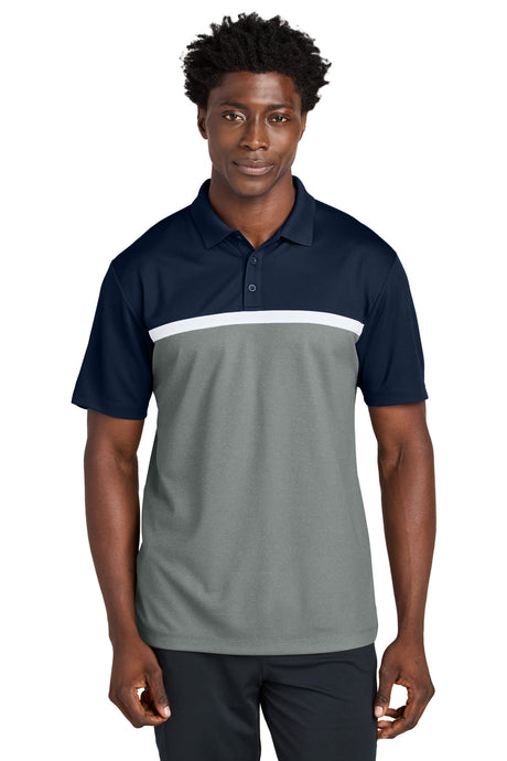 Sport-Tek Men's   UV Micropique Colorblock Polo ST741