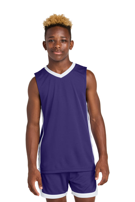 Sport-Tek Youth   Rival Basketball Rev Jersey YST900