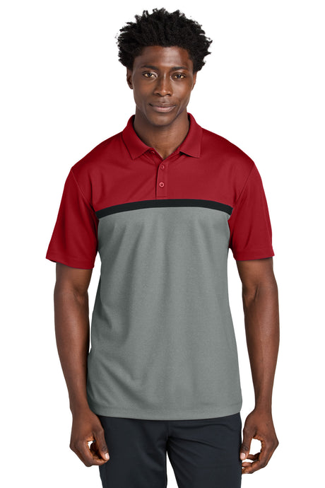 Sport-Tek Men's   UV Micropique Colorblock Polo ST741