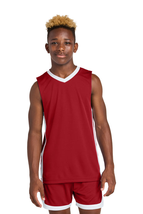 Sport-Tek Youth   Rival Basketball Rev Jersey YST900