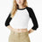 BELLA + CANVAS Women's Micro Rib Three-Quarter Raglan Sleeve Baby Tee